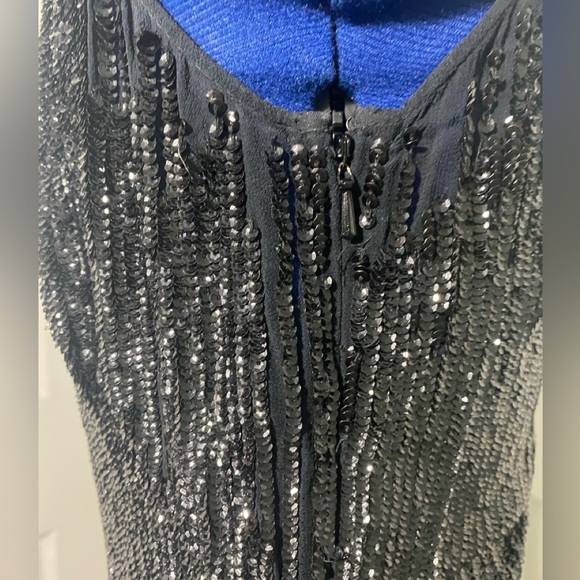 Vintage silk sequin dress - Picture 9 of 11